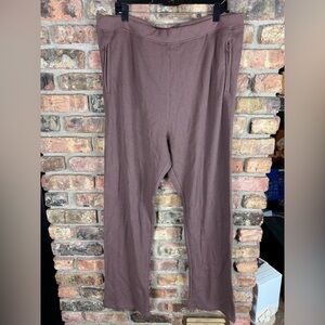 Skims Garnet Waffle Loose Pant NWT